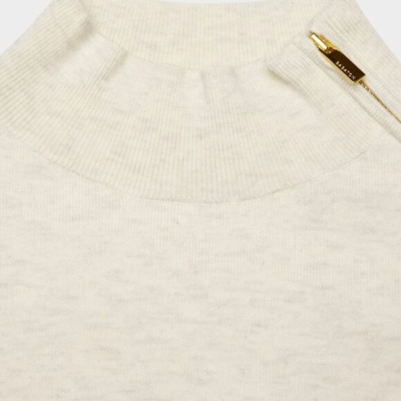 NWT Aritzia VILLAGE Mockneck Heather Birch M - Picture 7 of 8